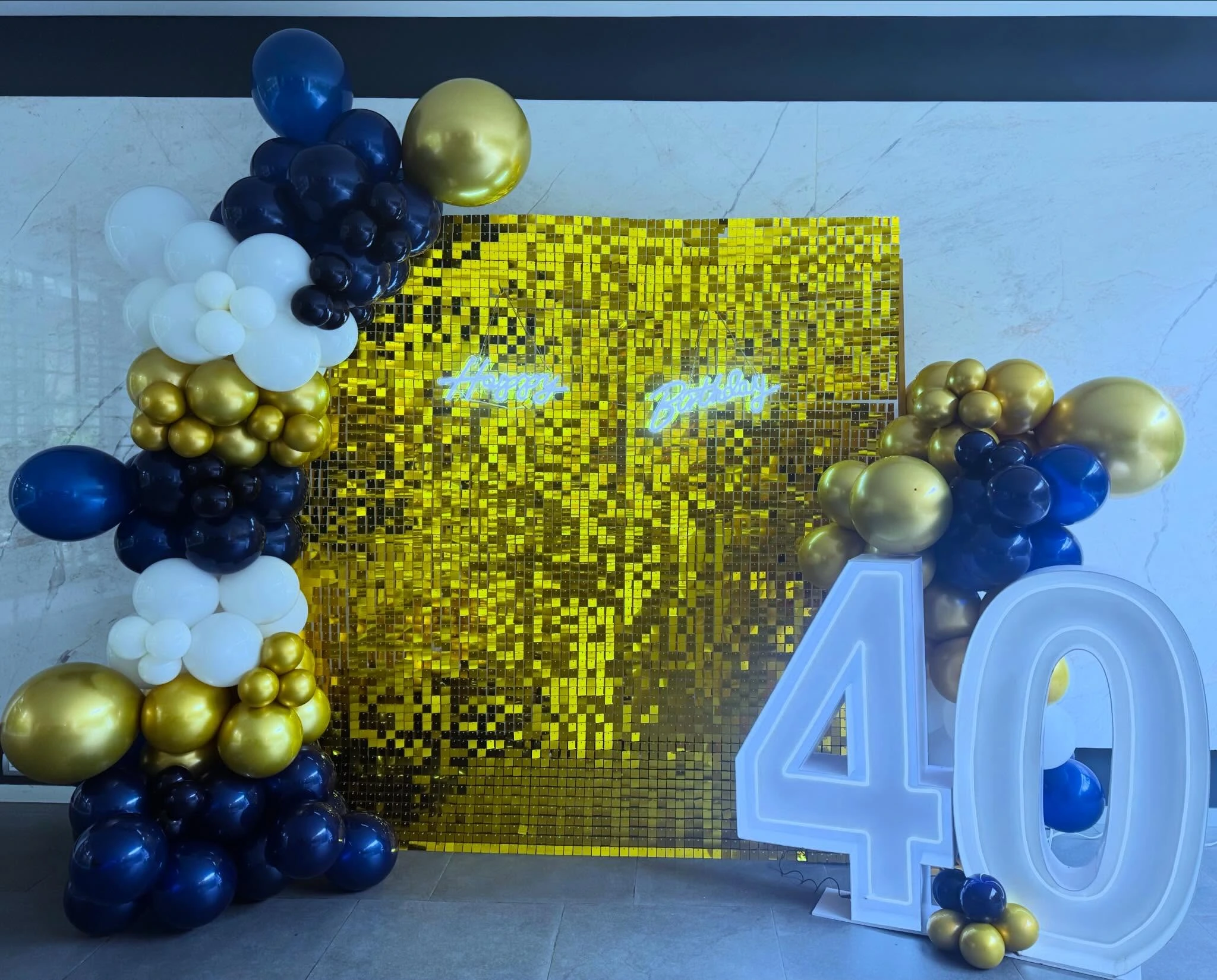 Decoración personalizada para celebración