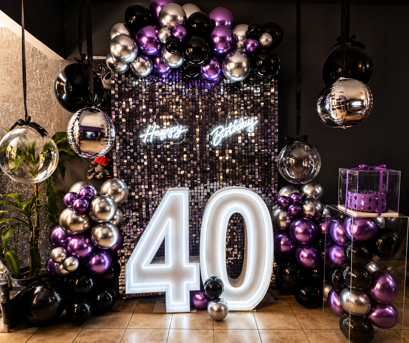 Decoración con globos