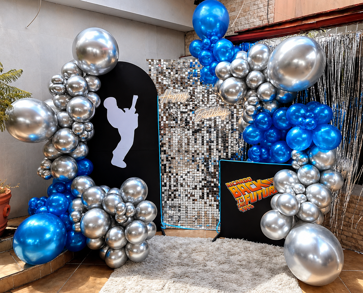 Decoración personalizada con globos para una celebración