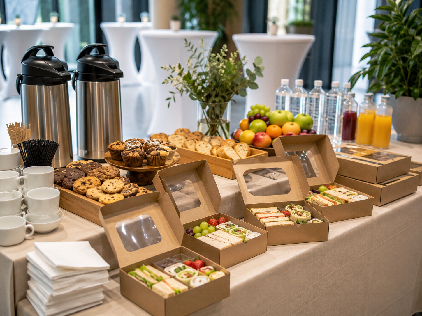 Coffee break para reunión empresarial