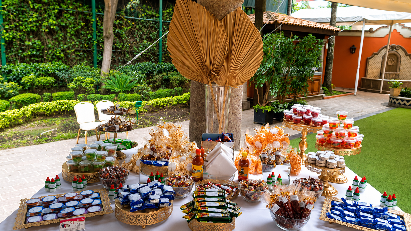 Mesa de dulces temática para celebración